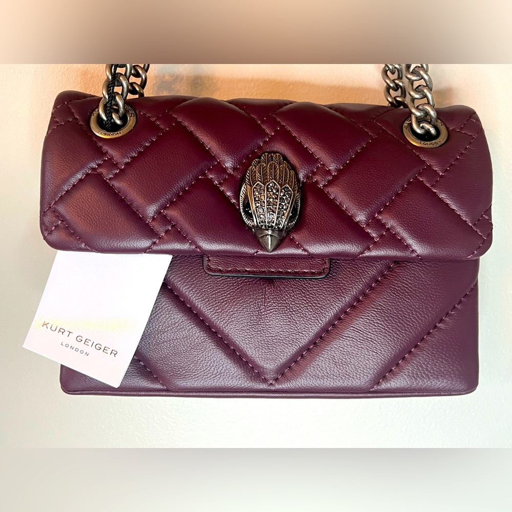 NWT Kurt Geiger small wine